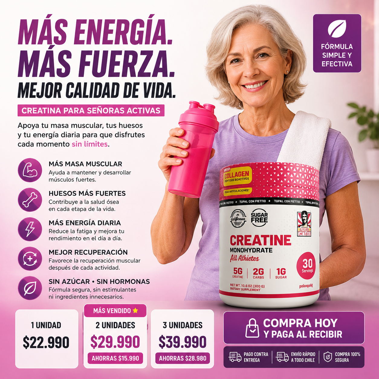 Old School Labs Creatina Monohidratada