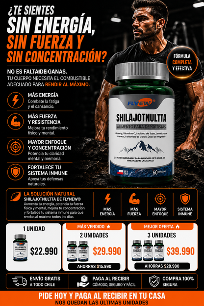 Shilajit Ultra 60 Cápsulas