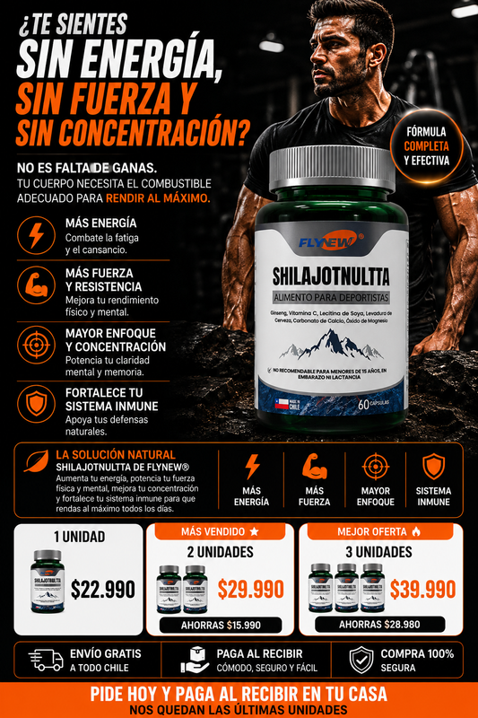 Shilajit Ultra 60 Cápsulas
